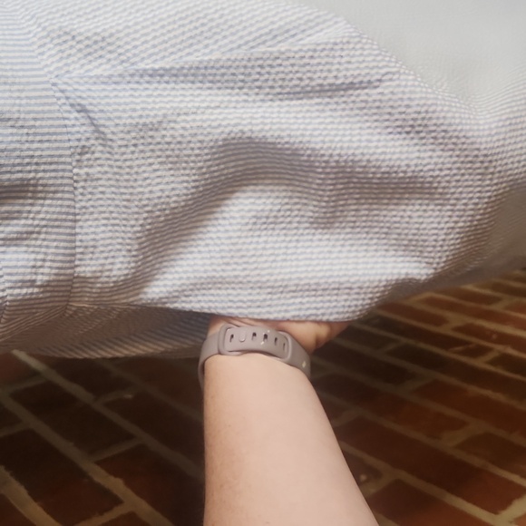 Lauren James seersucker halter dress, size Large - Picture 3 of 7